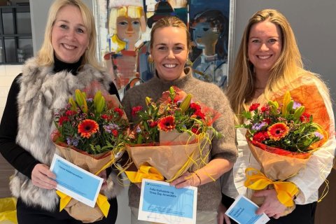 Harpa, Tinna og Fríða fengu styrk frá KÍ til rannsókna