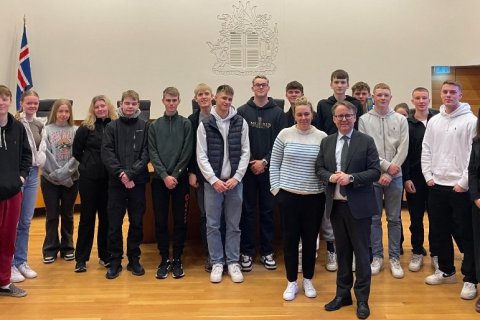 Nemendur Tinnu kíktu á Hæstarétt